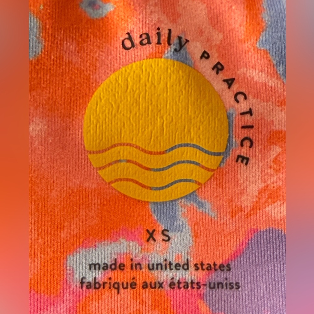 DAILY PRACTICE by Anthropologie Bright Colorful Pink Printed Leggings Size XS - Picture 13 of 13